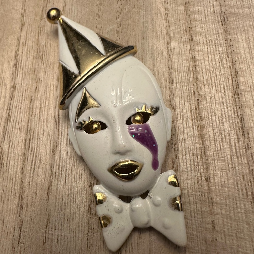 Vintage Clown Pin
